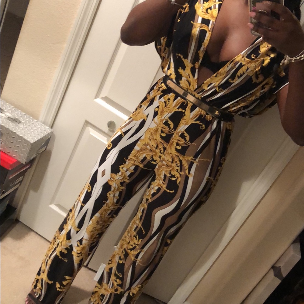 Floral jumpsuit